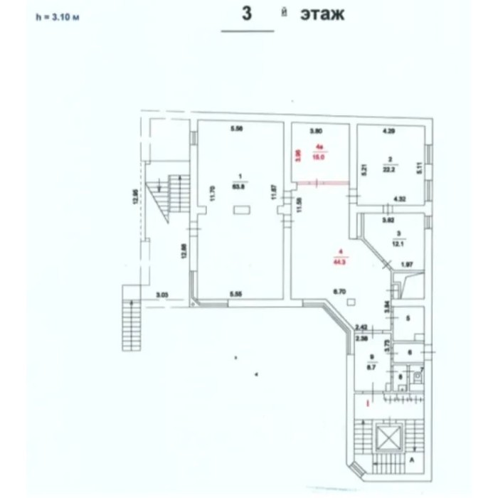 Хлебный переулок, 19А - Аренда офиса: 174.00 кв.м.