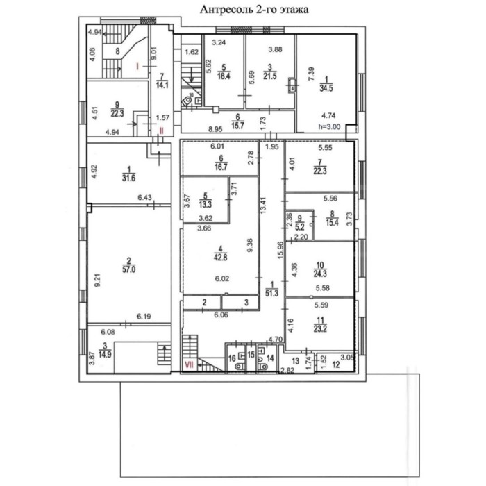 1-й Институтский проезд, 3с3 - Продажа помещения свободного назначения: 1224.00 кв.м.