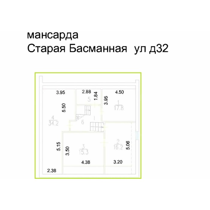 Старая Басманная улица, 32 - Продажа здания: 311.00 кв.м.
