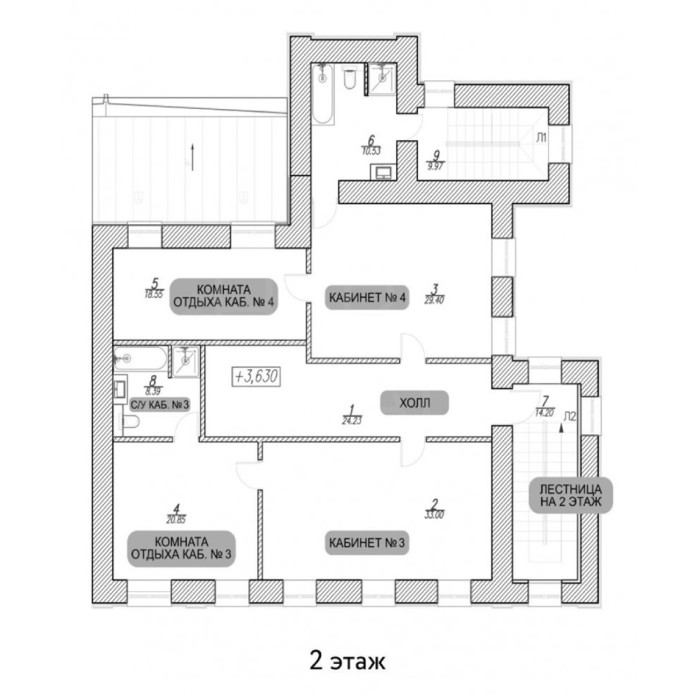 2-й Самотечный переулок, 3 - Продажа здания: 473.20 кв.м.