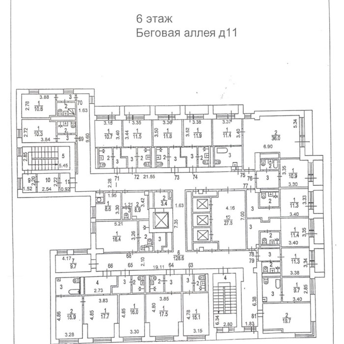 Беговая аллея, 11 - Продажа здания: 8615.20 кв.м.