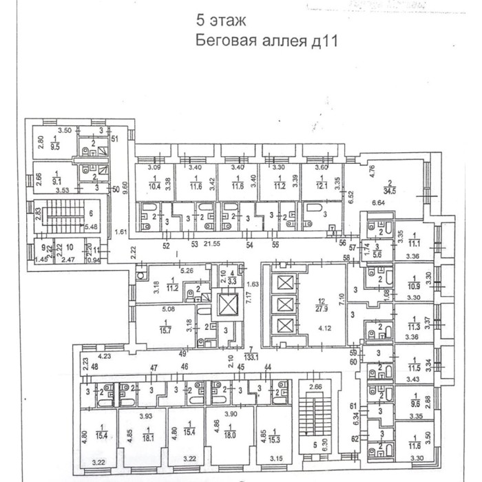 Беговая аллея, 11 - Продажа здания: 8615.20 кв.м.