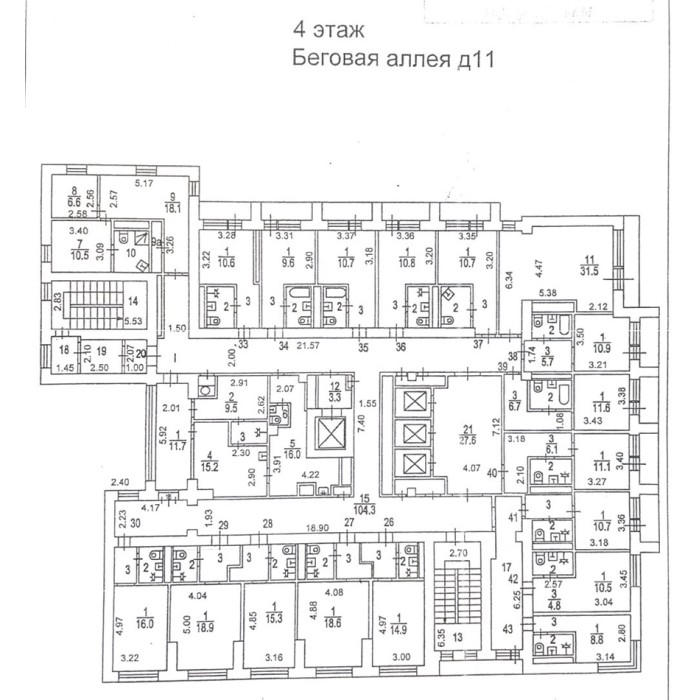 Беговая аллея, 11 - Продажа здания: 8615.20 кв.м.