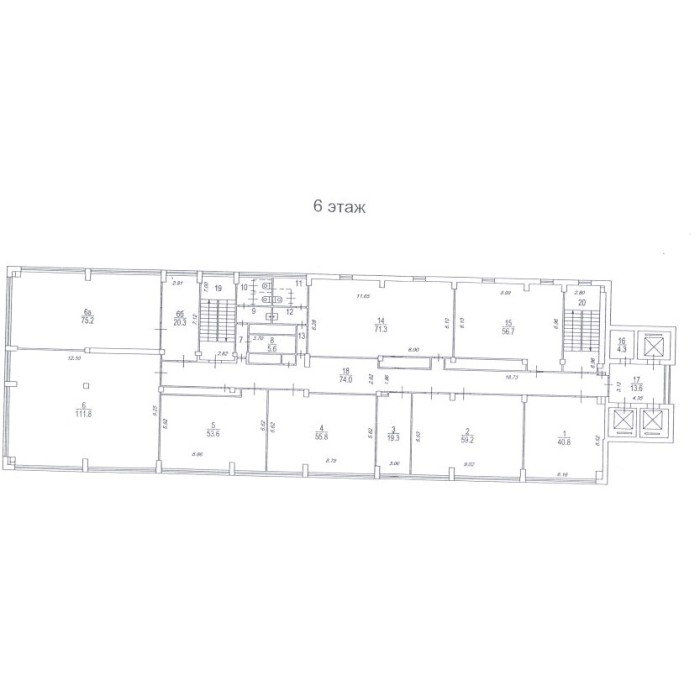 Космонавта Волкова улица, 20 - Аренда здания: 6300.00 кв.м.
