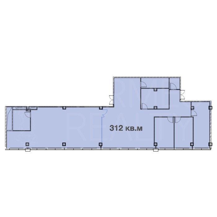 Верейская улица, 11 - Аренда офиса: 312.00 кв.м.