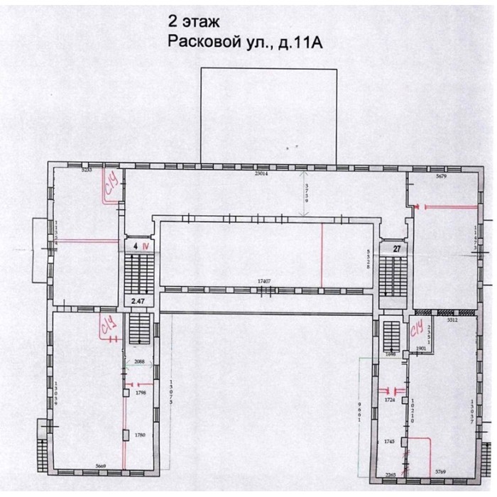 Расковой переулок, 11А - Аренда здания: 1335.60 кв.м.