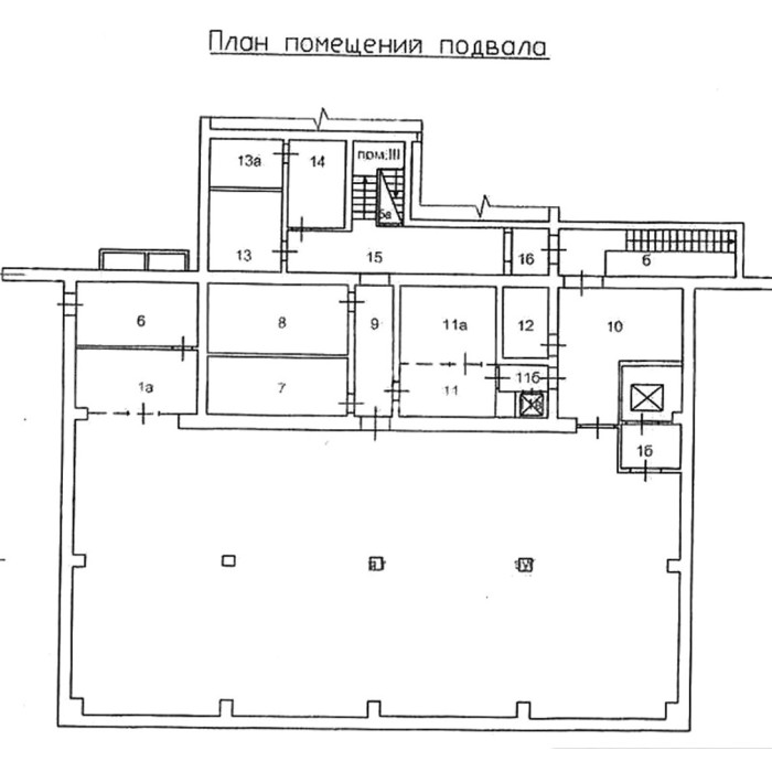 Большая Черкизовская улица, 1к1 - Аренда помещения свободного назначения: 1095.30 кв.м.