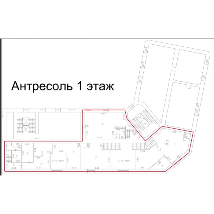 Варшавское шоссе, 2 - Аренда помещения свободного назначения: 512.00 кв.м.