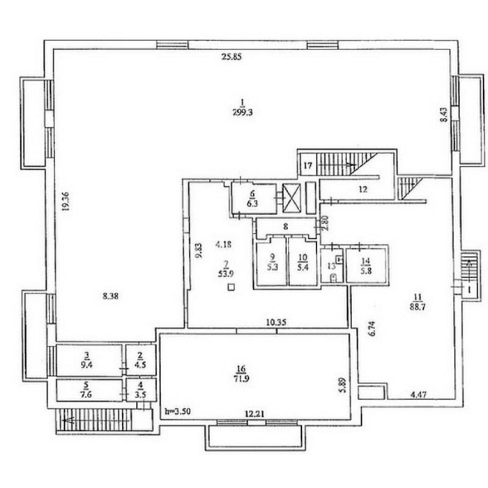 Тверская улица, 5А - Аренда здания: 2275.40 кв.м.