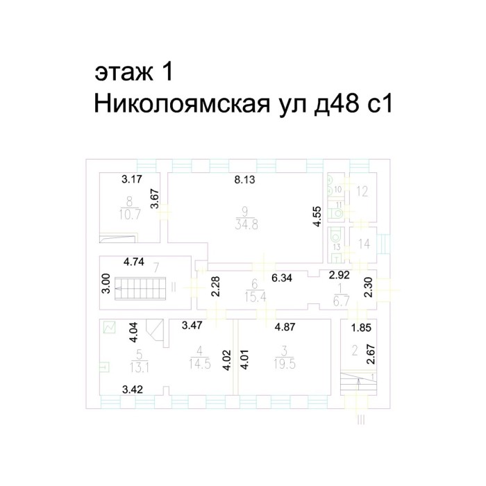Николоямская улица, 48с2 - Продажа здания: 1516.00 кв.м.