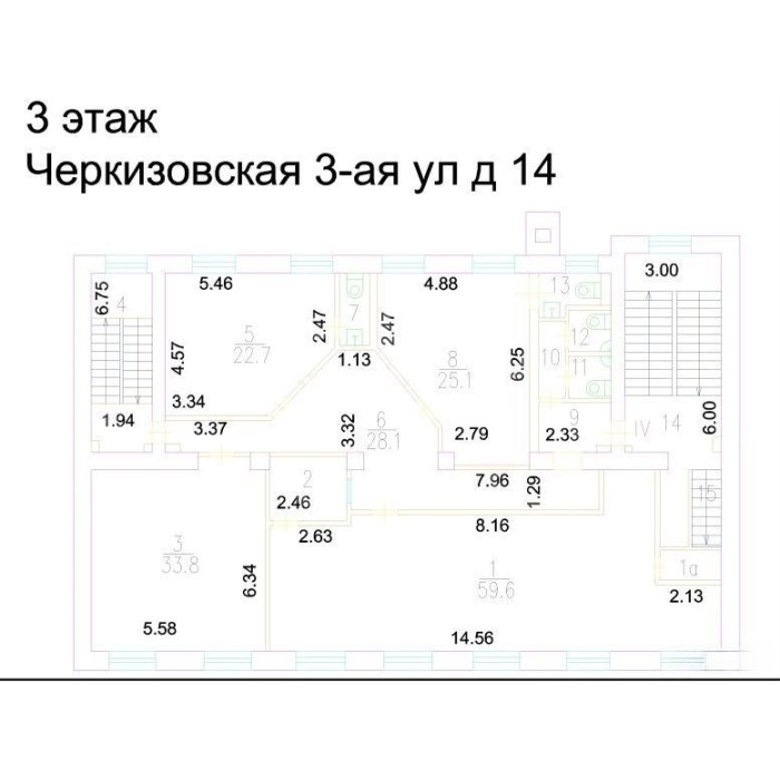 3-я Черкизовская улица, 14 - Продажа здания: 1125.80 кв.м.