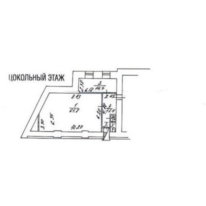 Старая Басманная улица, 33 - Аренда помещения свободного назначения: 105.00 кв.м.