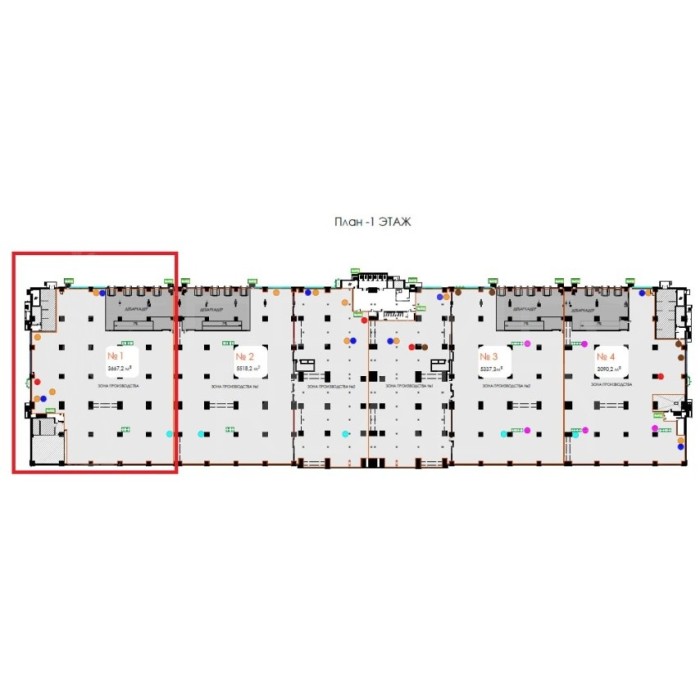 Рябиновая улица, д 42/1 - Продажа помещения свободного назначения: 3667.20 кв.м.